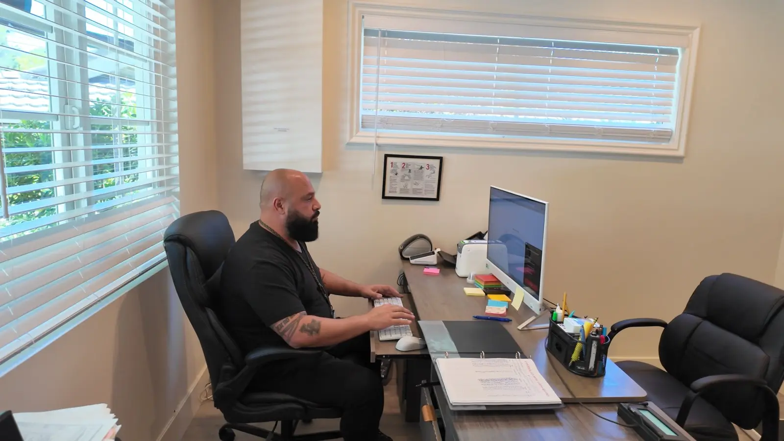 Admissions coordinator office at LACATC in Encino