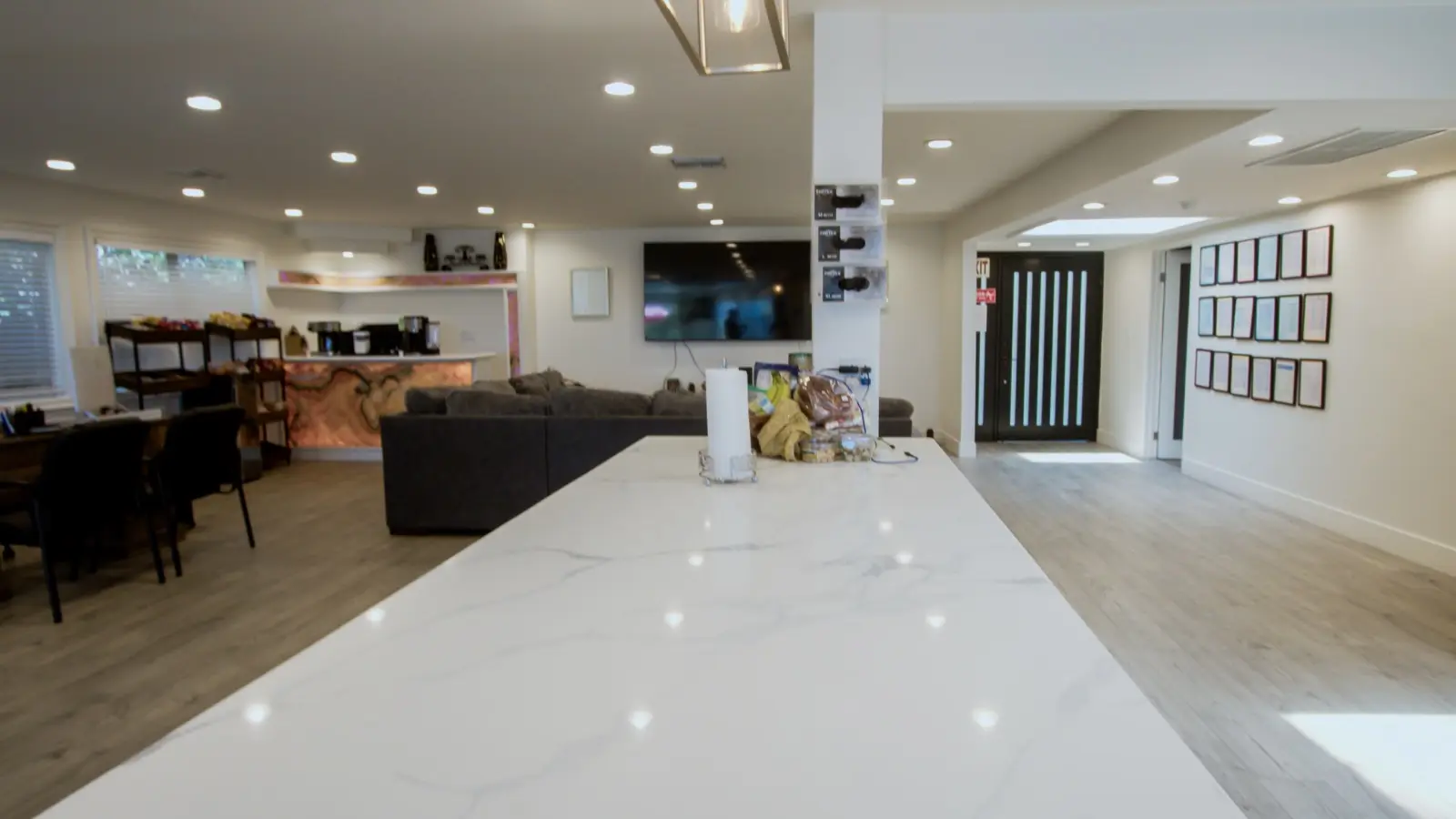 Sunlit interior of the LACATC residential facility in Encino