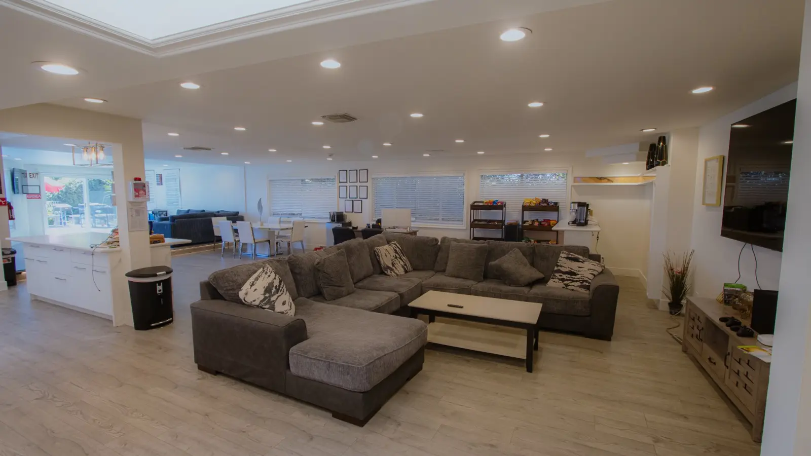 Residential common area inside LACATC in Encino