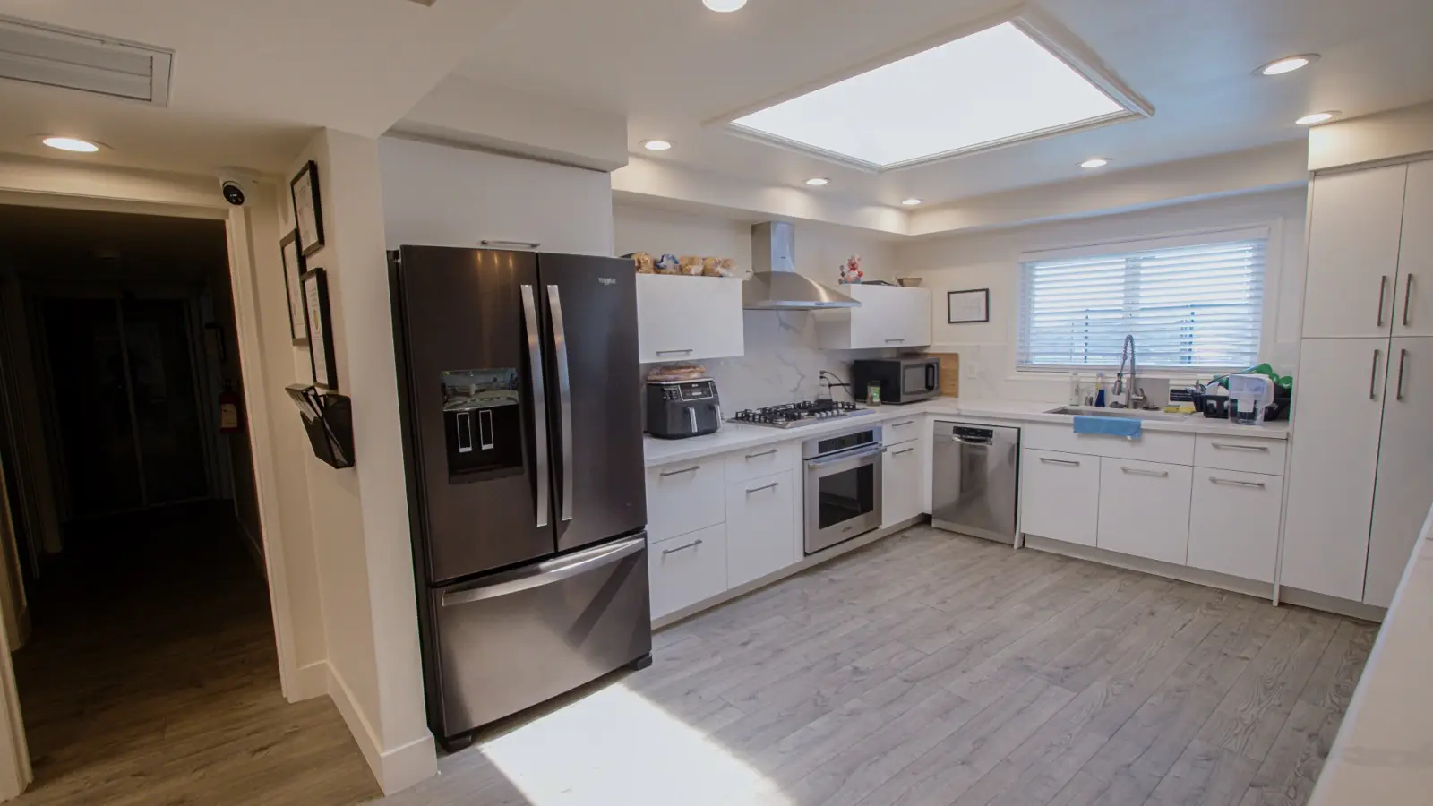 Residential kitchen at the LACATC facility in Encino