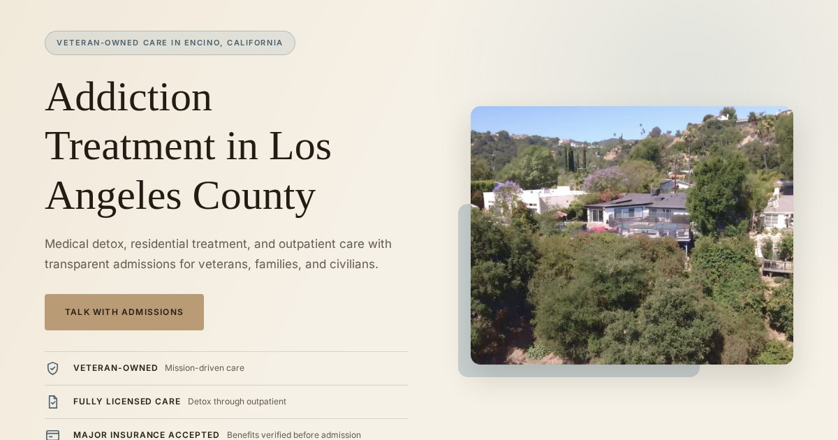 Los Angeles County Addiction Treatment Center